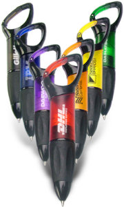 Pens: Phat Boy Twist Action Carabiner Pens